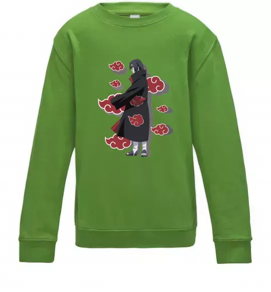 Дитячий світшот Itachi Akatsuki Лаймовий фото