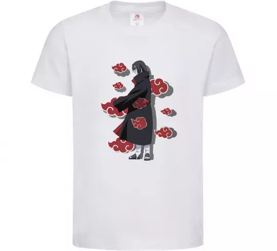 Дитяча футболка Itachi Akatsuki Білий фото