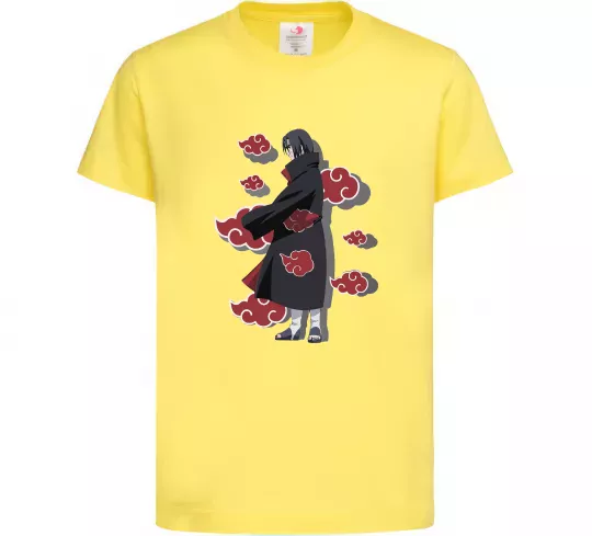 Дитяча футболка Itachi Akatsuki Лимонний фото