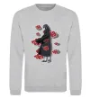 Свитшот Itachi Akatsuki Серый меланж фото