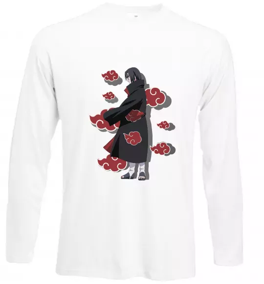 Лонгслів Itachi Akatsuki Білий фото