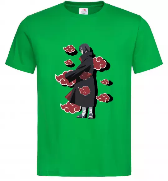 Мужская футболка Itachi Akatsuki Зеленый фото