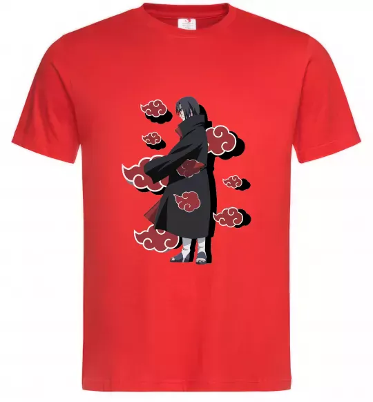 Мужская футболка Itachi Akatsuki Красный фото