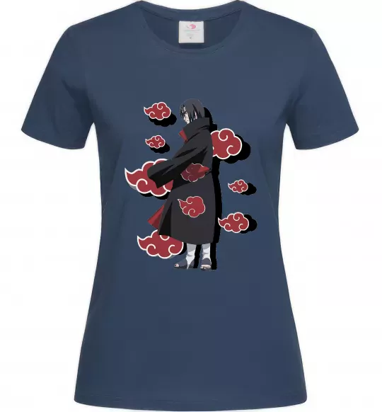 Женская футболка Itachi Akatsuki Темно-синий фото