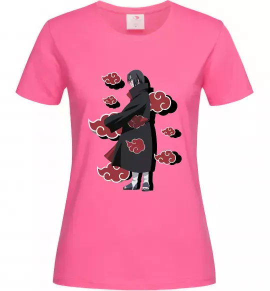 Женская футболка Itachi Akatsuki Ярко-розовый фото