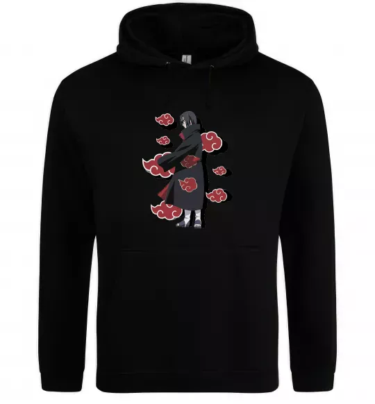 Женская толстовка (худи) Itachi Akatsuki Черный фото