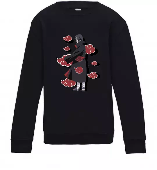 Дитячий світшот Itachi Akatsuki Чорний фото