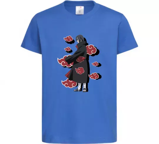 Дитяча футболка Itachi Akatsuki Яскраво-синій фото