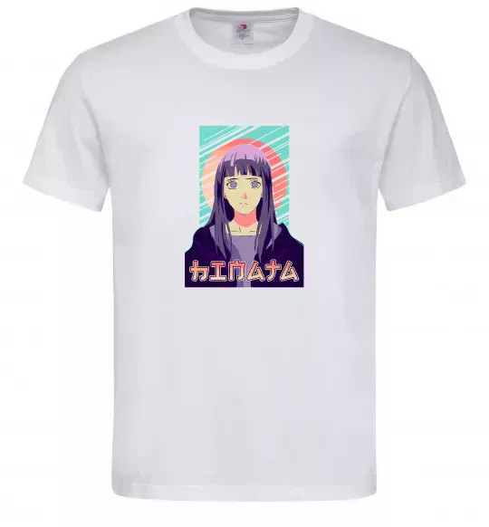 Чоловіча футболка Hinata Naruto Білий фото