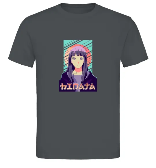 Чоловіча футболка Hinata Naruto Графіт фото