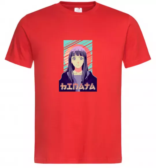 Чоловіча футболка Hinata Naruto Червоний фото