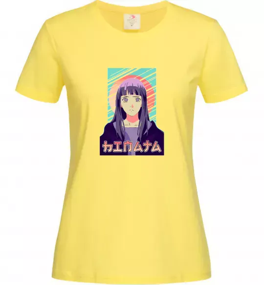 Женская футболка Hinata Naruto Лимонный фото