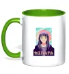 Чашка с цветной ручкой Hinata Naruto Зеленый фото