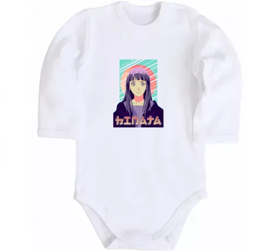 Детский боди Hinata Naruto Белый фото