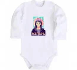 Детский боди Hinata Naruto Белый фото