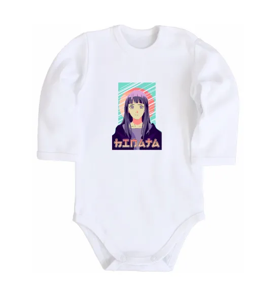 Детский боди Hinata Naruto Белый фото