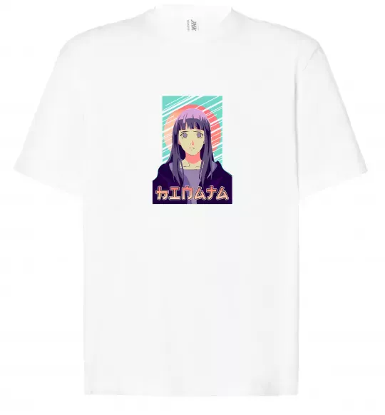 Футболка Оверсайз Hinata Naruto Белый фото