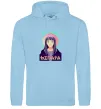 Женская толстовка (худи) Hinata Naruto Голубой фото