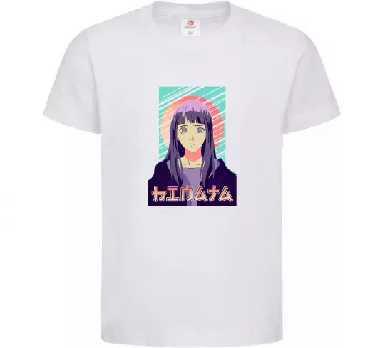 Детская футболка Hinata Naruto Белый фото