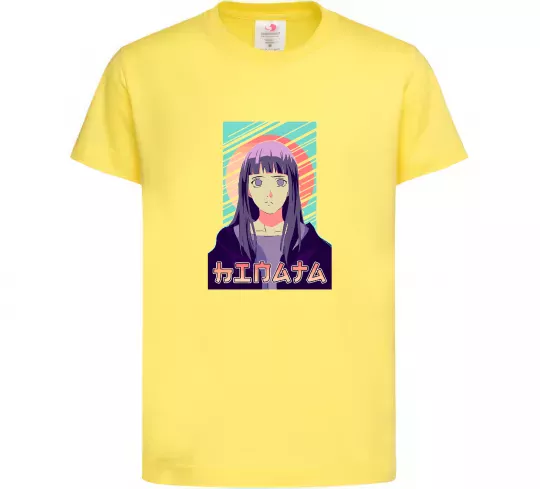 Детская футболка Hinata Naruto Лимонный фото