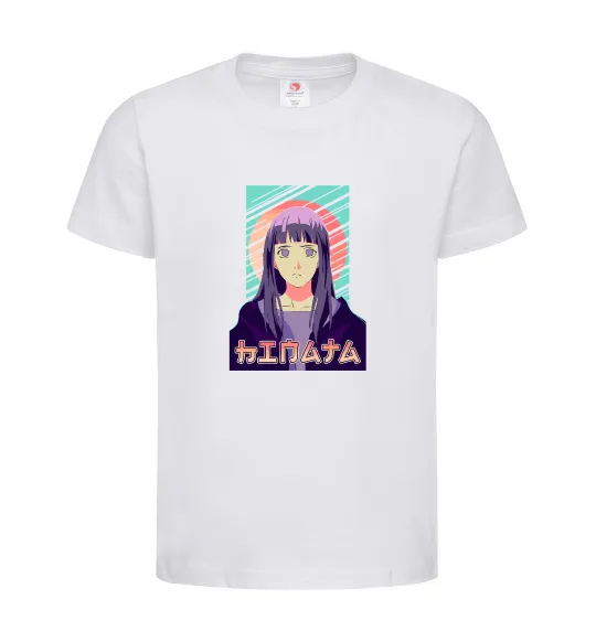 Дитяча футболка Hinata Naruto Білий фото