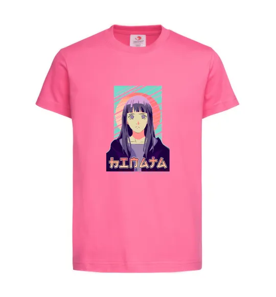 Дитяча футболка Hinata Naruto Яскраво-рожевий фото