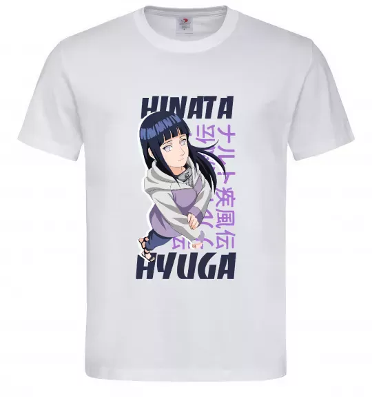 Чоловіча футболка Hinata Hyuga Білий фото