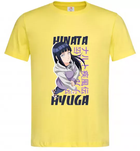 Чоловіча футболка Hinata Hyuga Лимонний фото