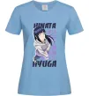 Жіноча футболка Hinata Hyuga Блакитний фото