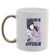 Чашка з кольоровою ручкою Hinata Hyuga Золото фото