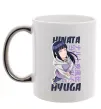 Чашка з кольоровою ручкою Hinata Hyuga Срібло фото