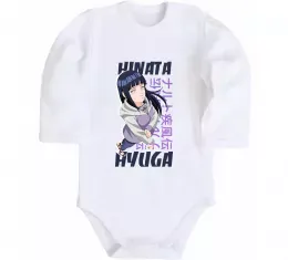 Детский боди Hinata Hyuga Белый фото