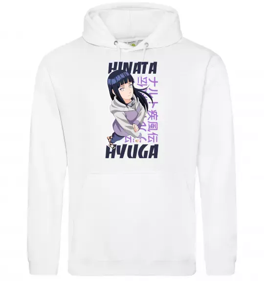 Мужская толстовка (худи) Hinata Hyuga Белый фото