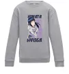 Детский Свитшот Hinata Hyuga Серый меланж фото