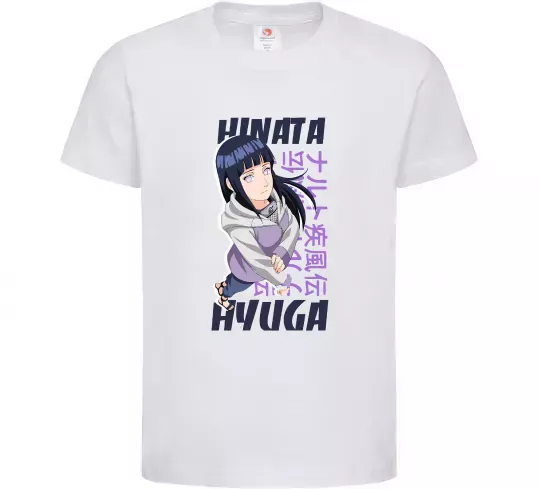 Детская футболка Hinata Hyuga Белый фото