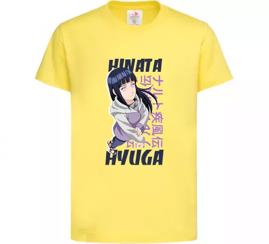 Детская футболка Hinata Hyuga Лимонный фото