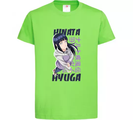 Детская футболка Hinata Hyuga Лаймовый фото