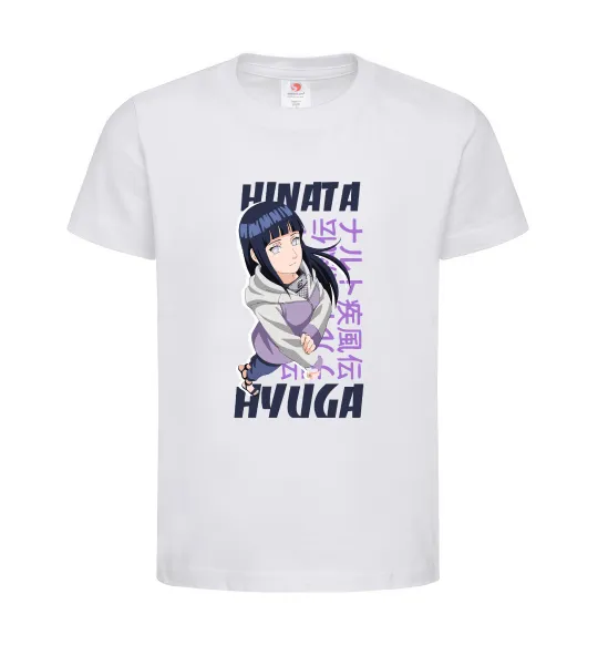 Дитяча футболка Hinata Hyuga Білий фото