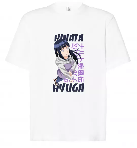 Футболка Оверсайз Hinata Hyuga Белый фото
