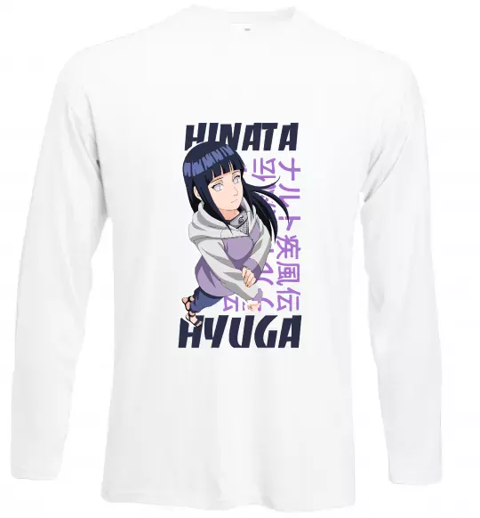 Лонгслив Hinata Hyuga Белый фото