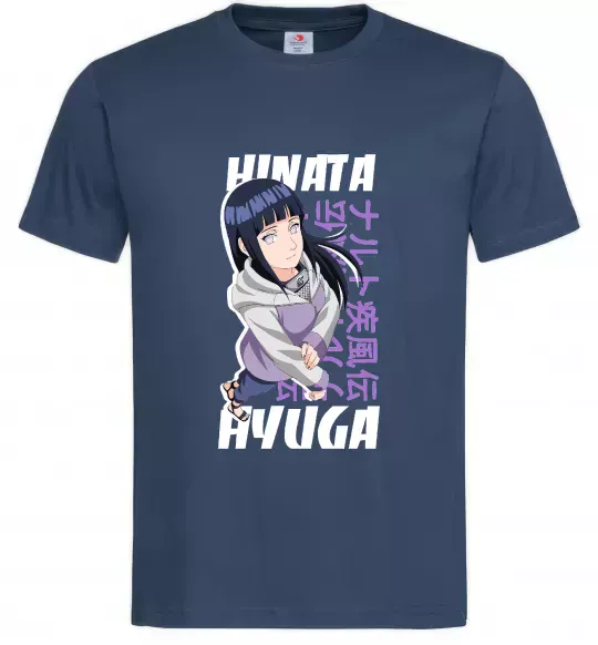 Чоловіча футболка Hinata Hyuga Темно-синій фото