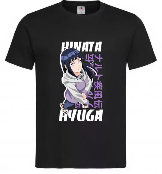 Чоловіча футболка Hinata Hyuga Чорний фото