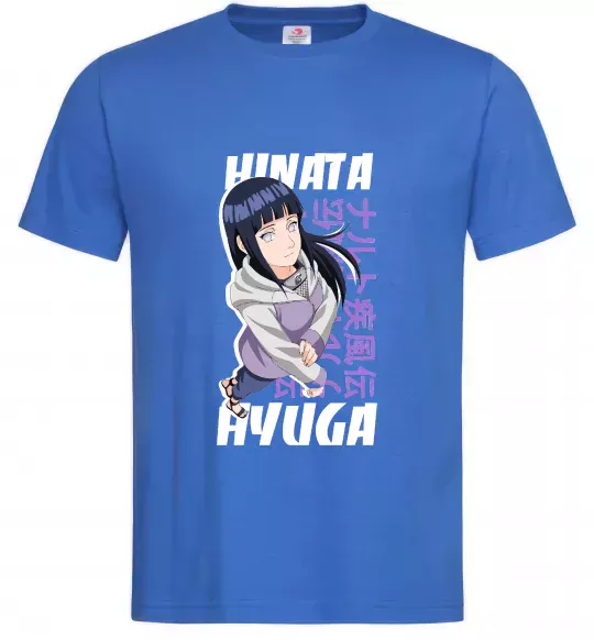 Чоловіча футболка Hinata Hyuga Яскраво-синій фото