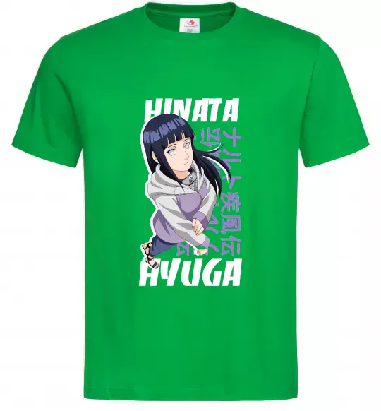 Чоловіча футболка Hinata Hyuga Зелений фото