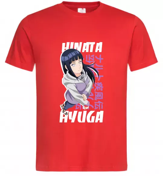Чоловіча футболка Hinata Hyuga Червоний фото