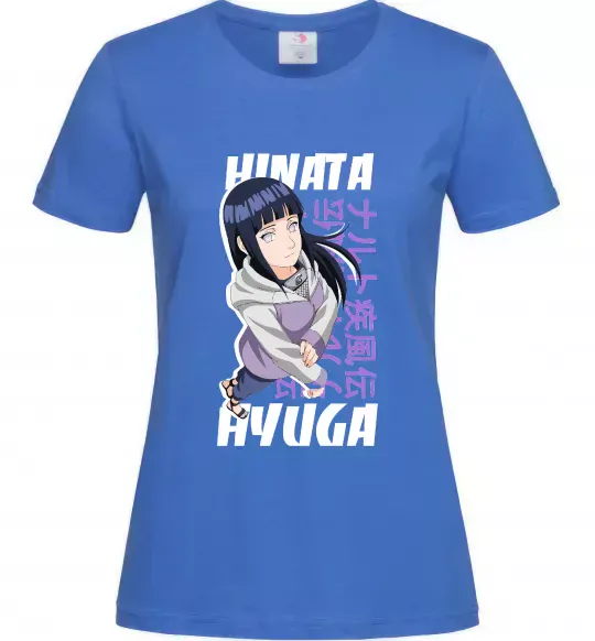 Жіноча футболка Hinata Hyuga Яскраво-синій фото