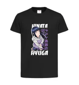 Детская футболка Hinata Hyuga Черный фото