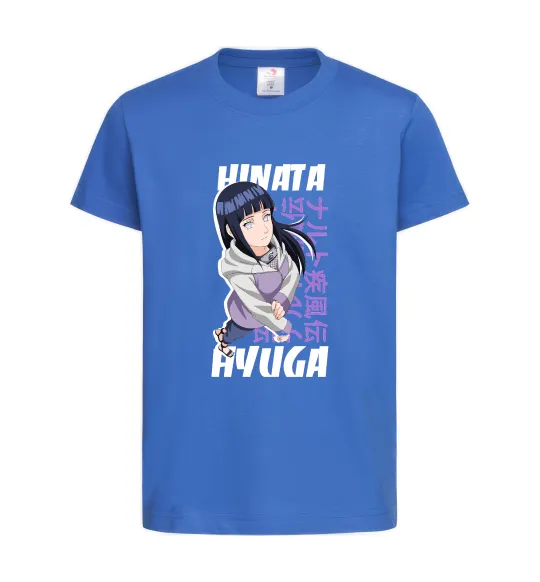 Дитяча футболка Hinata Hyuga Яскраво-синій фото