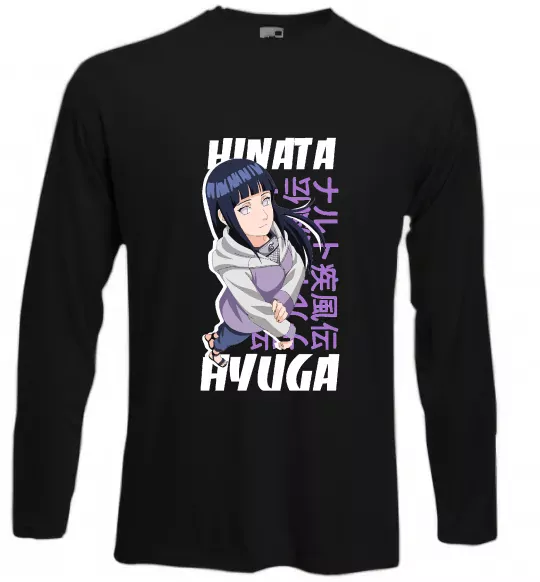 Лонгслив Hinata Hyuga Черный фото