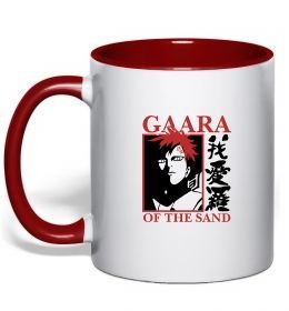 Чашка з кольоровою ручкою Gaara of the Sand